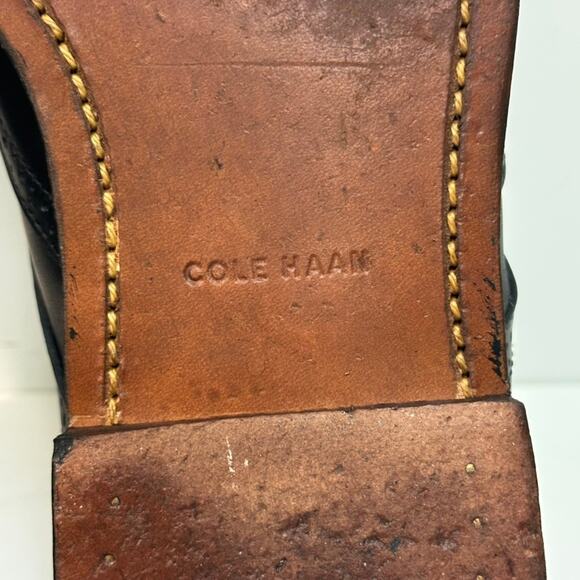 EXCELLENT Rancourt & Co. x Cole Haan Black Wingtip Derby Made in Maine, USA 10 - Picture 11 of 12